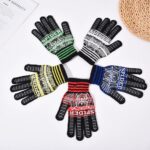 Custom-made Spider Web Dot Coated Non-Slip Gloves
