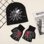 Halloween-themed Winter Warm Knit Hat Set