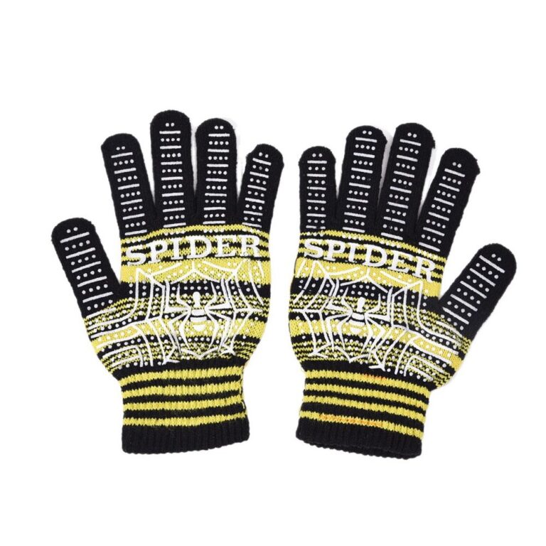 Custom-made Spider Web Dot Coated Non-Slip Gloves