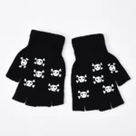 Halloween-themed Glow-in-the-Dark Skull Gloves