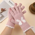 Adult Gloves Touchscreen Bow Knot Gloves