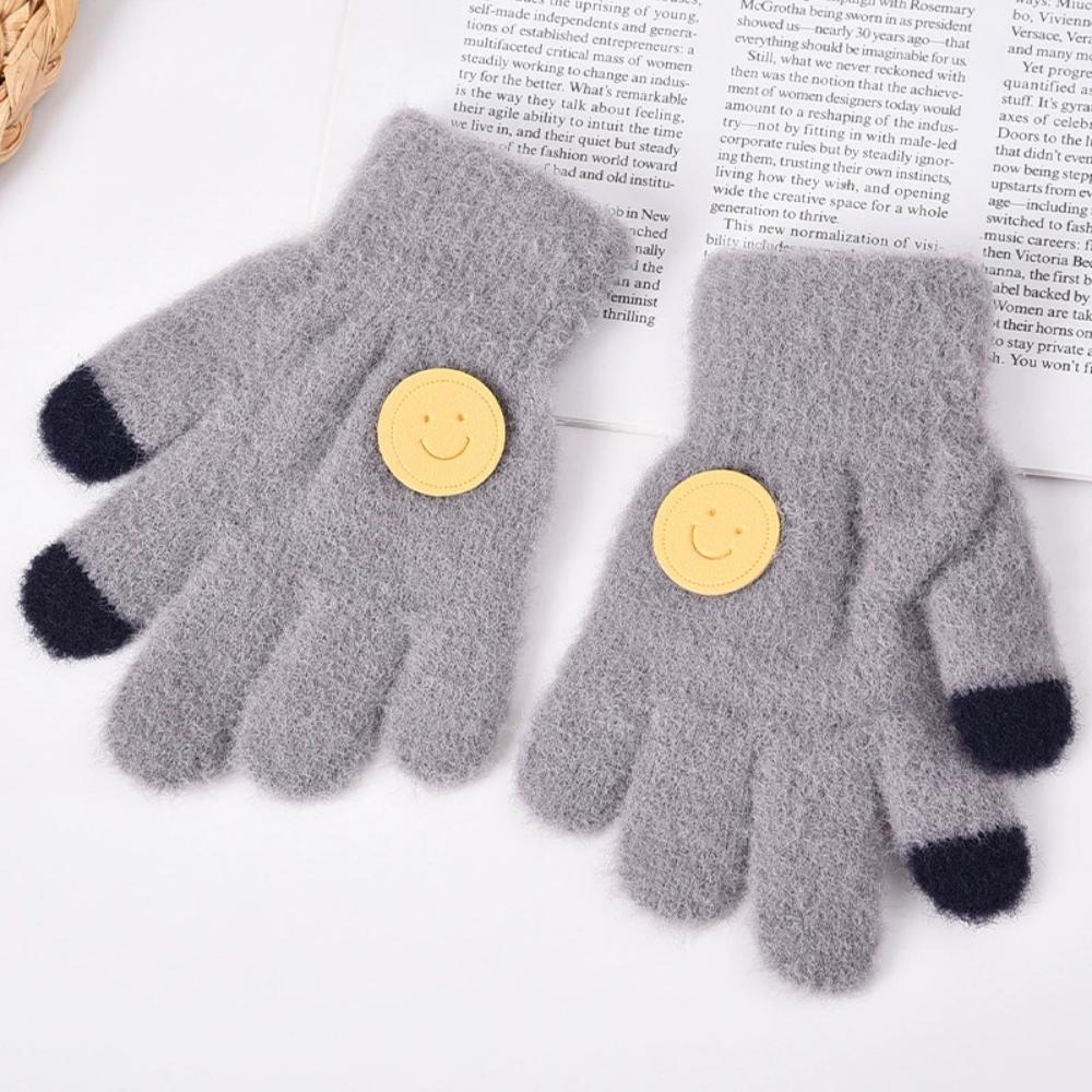Children’s Gloves Baby Fleece-Lined Five-Finger Gloves