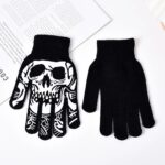 Halloween-themed Skeleton Ghost Claw Fluorescent Decorative Gloves